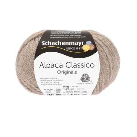 Wełna z alpaki marki Schachenmayr kolor piaskowy