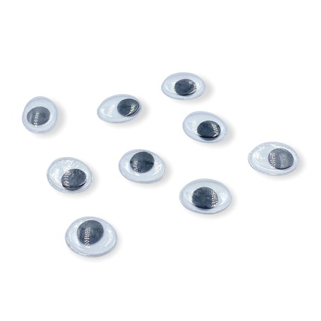 Oczy plastikowe ruchome do maskotek w rozmiarze 14x18mm