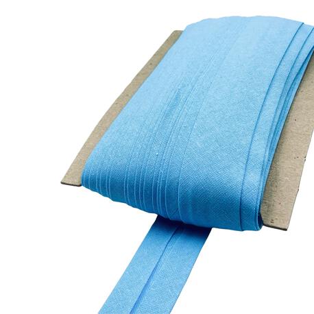 Lamówka jasno-niebieska do obszywania odzieży