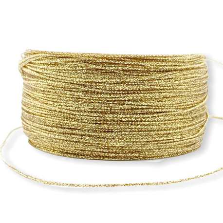Ozdobny sznurek metalizowany kolor złoty 0,8mm