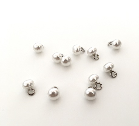 Guziki perłowe 8mm