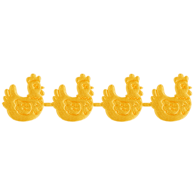 Aplikacja wielkanocna kura zółta