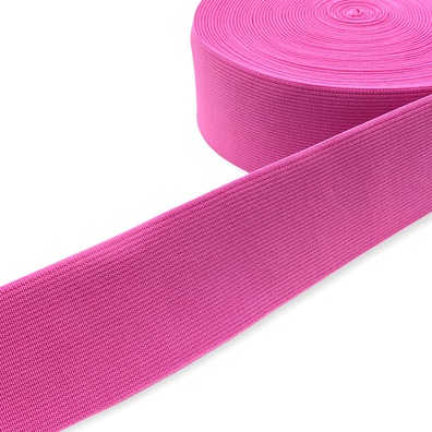 Guma tkana odzieżowa w kolorze różowym do pasków i toreb.