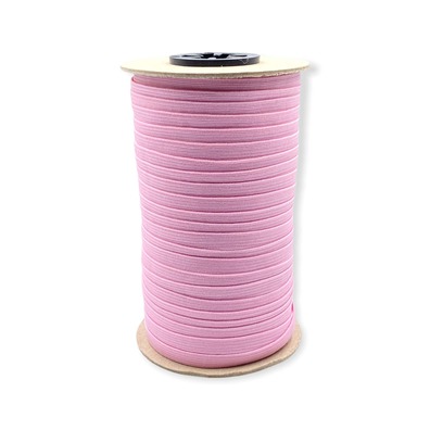 Jasno różowa guma pleciona bieliźniana do wielu zastosowań - szerokość 7mm.