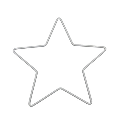 Ramka metalowa kształt gwiazdy w rozmiarze 15cm