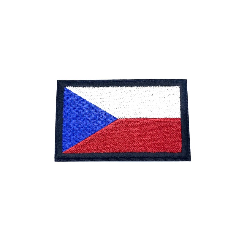 Aplikacja termoprzylepna flaga Czech.