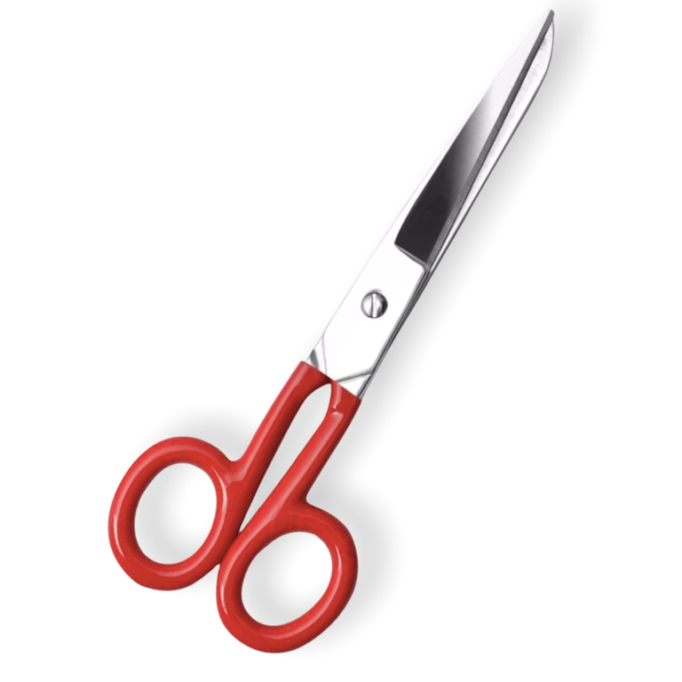 Nożyce domowe z czerwoną rączką Kulig w rozmiarze 6
