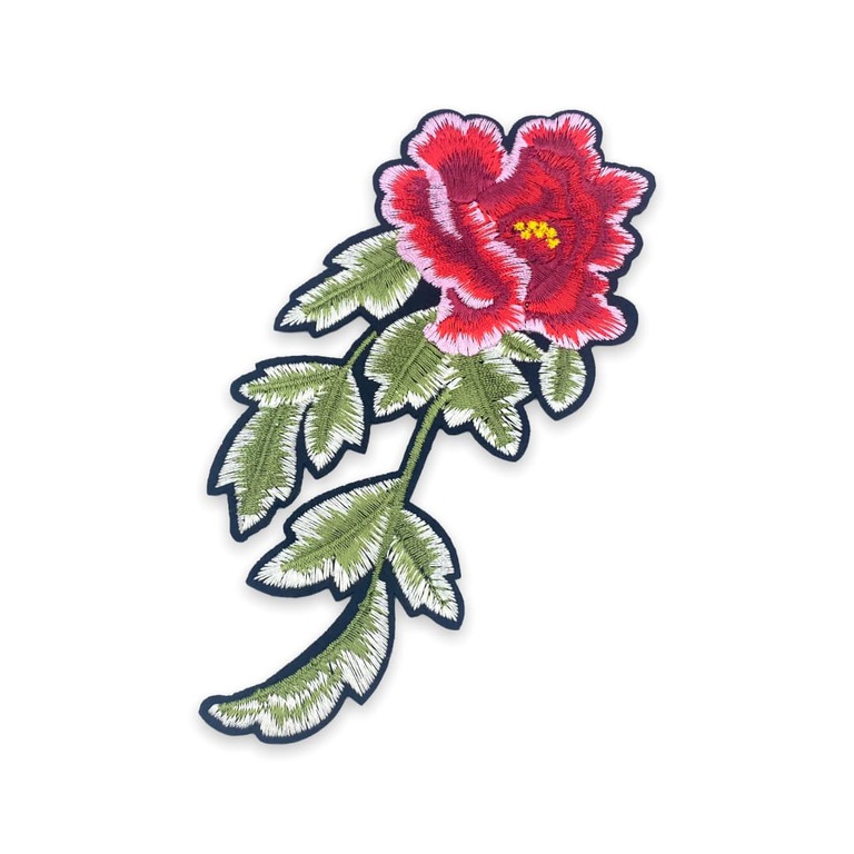 Naprasowanka termoprzylepna kwiat róży