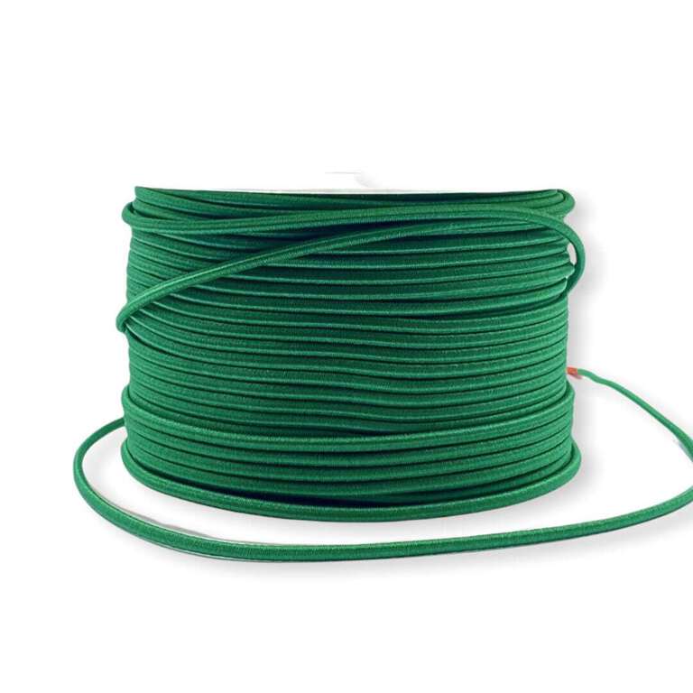 Guma kapeluszowa w kolorze zielonym 2,5mm