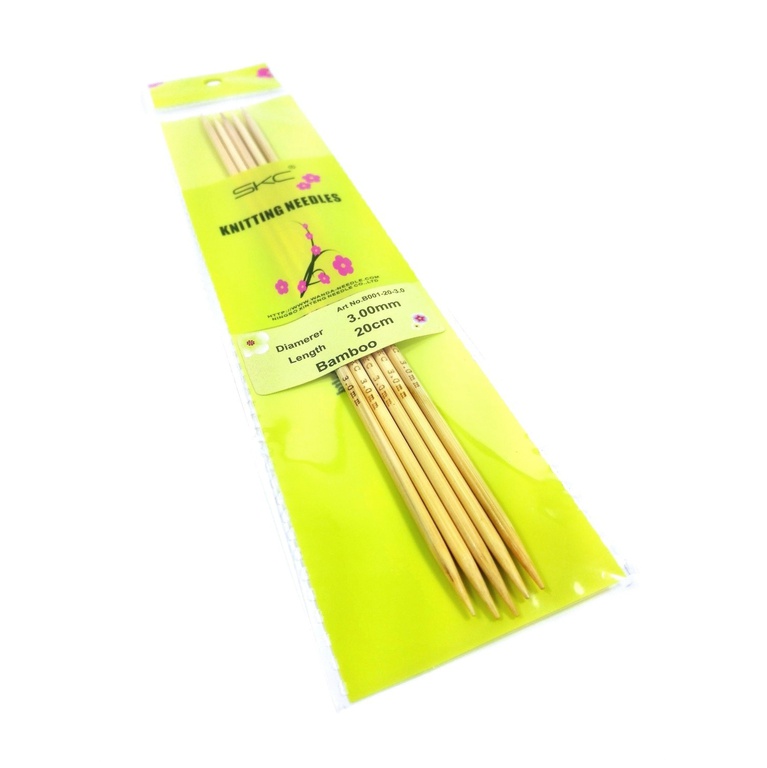 Zestaw drutów do skarpet z bambusu 3mm