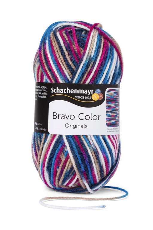 Bravo Color 2129 marki Schachenmayr w kolorze melanżowym